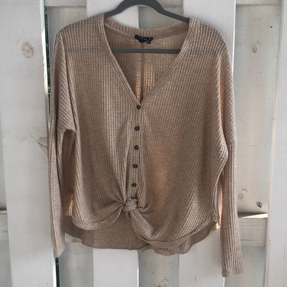 UO Thermal Button Down